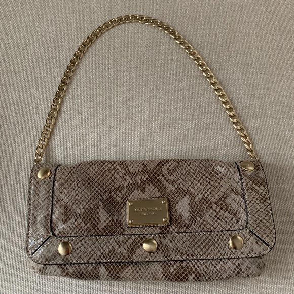Michael Kors Snakeskin Handbag - Picture 1 of 8